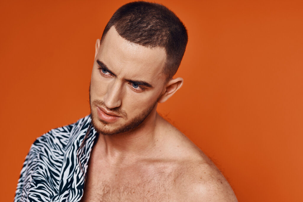 Short And Sharp: Best Haircuts For Men With Thin Hair 1 buzz cut man short hair style