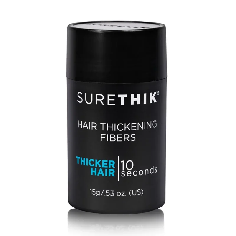 surethik hair thickening fibers – instantly adds volume to thinning hair